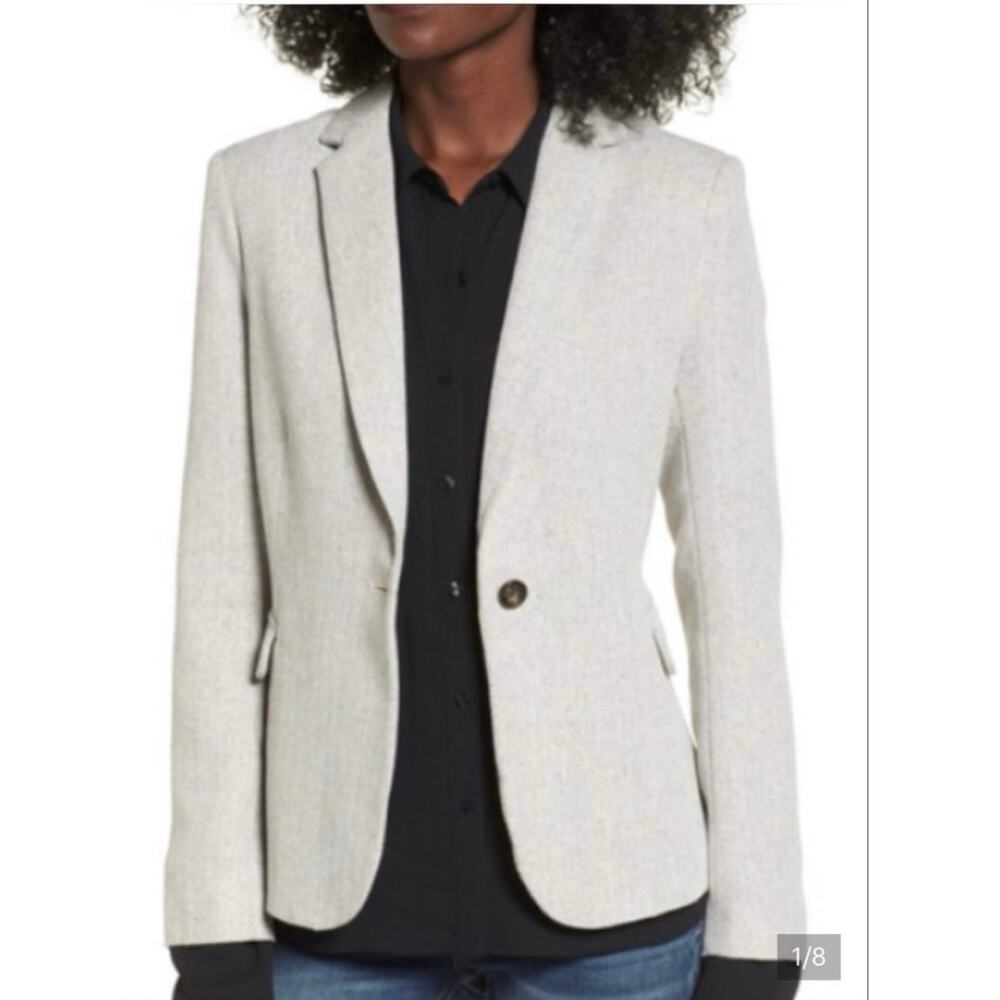 Mural herringbone blazer S